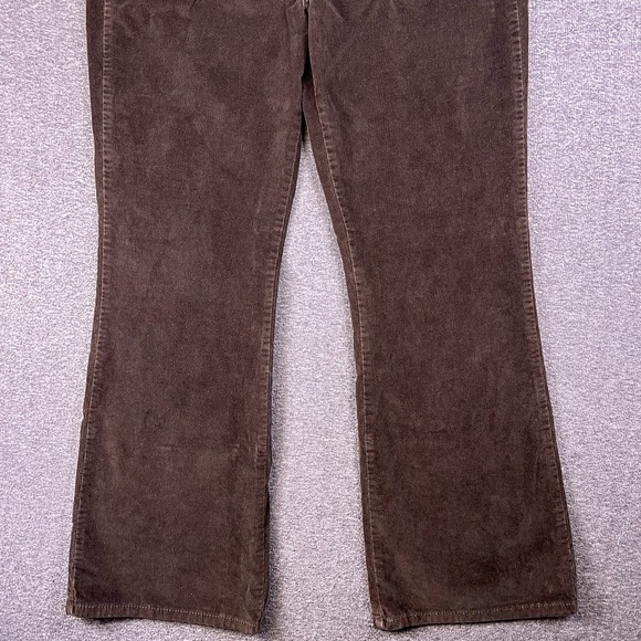 Levis 526 Corduroy Jeans Womens 14 Brown Slender Bootcut Pant Stretch Fit36.5x30 - Picture 8 of 13